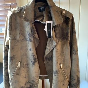 Tahari Brown Gray Jacket